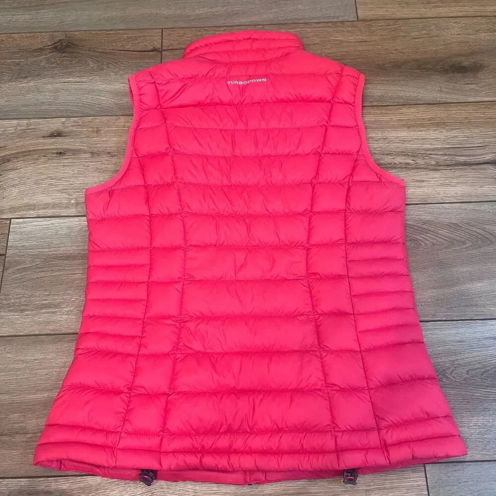 Columbia Omni Heat Pink Quilted Puffer Vest TurboDown 590 TD Fill Size Medium